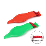 FOSHIO 3pcs Corner Wrapping Microfiber Felt Squeegee Vinyl Adhesive Car Film Install Tool