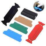 FOSHIO Vinyl Wrap Car Film Magnetic Squeegee+6pcs Scraper Fabric Cloth Window Tint Tool Kit