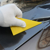 FOSHIO 3PCS Yellow Go Corner Plastic Vinyl Squeegee Window Film Installation Tinting Tool