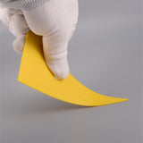 FOSHIO 3PCS Yellow Go Corner Plastic Vinyl Squeegee Window Film Installation Tinting Tool