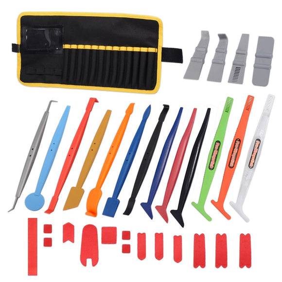 FOSHIO Wrap Stick Wrapping Tool Kit Vinyl Auto Car Wrap Squeegee Set for Car Film Install