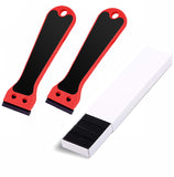 FOSHIO Plastic Razor Blade Scraper Cleaning Scraper for Sticker Adhesive Labels Remove