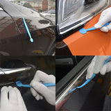 FOSHIO 7in1 Magnet Mirco Corner Edge Stick Squeegee Set Window Tint Auto Accessories