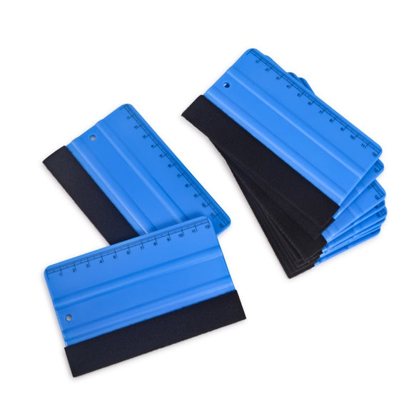 FOSHIO 50PCS Vinyl Squeegee Fabric Felt Scale Squeegee Wrapping Tools