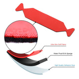 FOSHIO 3PCS Window Tint Car Wrap Plastic Squeegee with 10pcs Candy Felt Edge