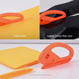FOSHIO 6pcs Safety Vinyl Wrap Film Cutter Car Sticker Decals Knife Window Tints Slitter Cutting Tools