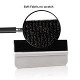 FOSHIO 10pcs Vinyl Squeegee Edge Felt Window Tint Glass Scraper Sticker Install