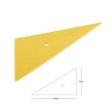 FOSHIO 3PCS Yellow Go Corner Plastic Vinyl Squeegee Window Film Installation Tinting Tool