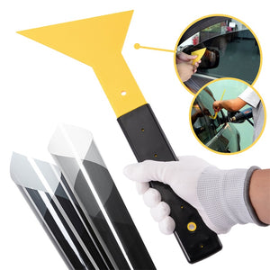 FOSHIO Long Handle Foot Squeegee Vinyl Film Car Wrap Scraper Window Tinting Tools Car Styling Sticker Accessories