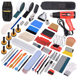 FOSHIO Heat Gun Vinyl Wrapping Kit Window PPF Tint Hot Air Gun Wrappin