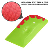 FOSHIO Car Tint Squeegee Wrapping Film Tool Soft Protective Film Felt Edge Squeegee