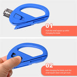 FOSHIO 10pcs Safety Slitter Cutting Knife Vinyl Wrap Film Cutter Car Sticker Decals Cutter